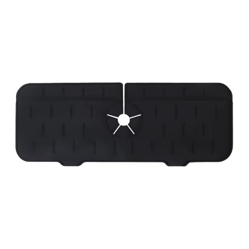 Kitchen Faucet Absorbent Mat Silicone Sink Splash Guard Water Draining Pad Countertop Protector Table Cushion Place Mat Bathroom