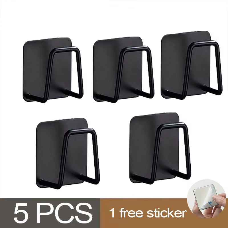 Kitchen Sponges Holder Stainless Steel Sink Sponges Drain Drying Rack Self Adhesive Storage Holder Wall Hooks Kitchen Organizer