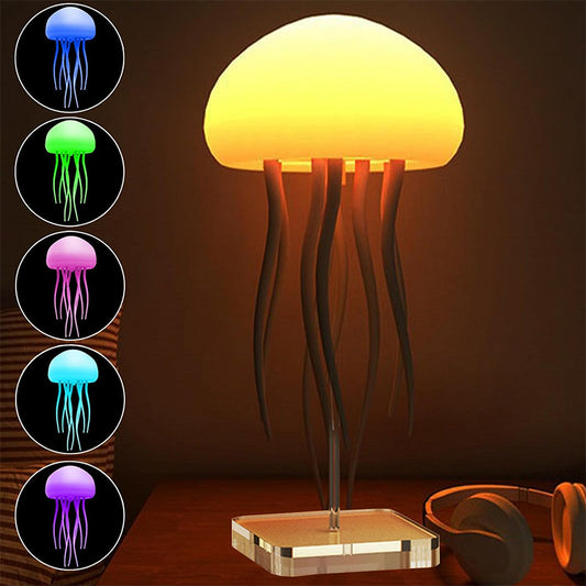 Jellyfish Mood Lamp – Relaxing LED Aquarium Light | Soothing Ocean Ambience for Home & Office