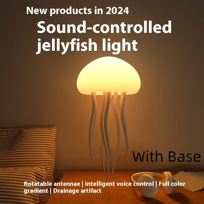 Jellyfish Mood Lamp – Relaxing LED Aquarium Light | Soothing Ocean Ambience for Home & Office