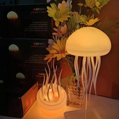 Jellyfish Mood Lamp – Relaxing LED Aquarium Light | Soothing Ocean Ambience for Home & Office